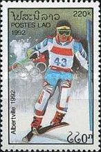 Slalom skiing