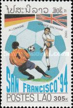 Soccer players on ball