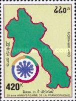 Map of Laos