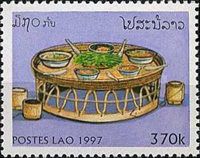 Traditional meal setting