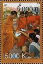 Women Give Food to the Monks