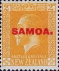 King George V (1865-1936) Overprinted in Red