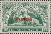 Overprinted in Red