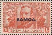 Overprinted in Blue