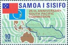 Flag and Map