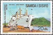 Apia Wharf.
