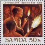 Bamboo-fire gun