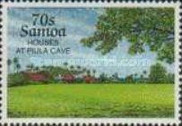 Houses at Piula Cave
