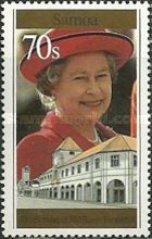 Queen Elizabeth II & Main Street in Apia