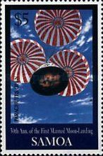 Landing of the Capsule