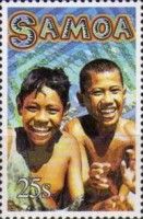 Two boys smiling