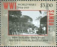 New Zealand troops in Western Samoa