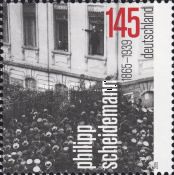 150th Birth anniversary Philipp Scheidemann (1865-1939)