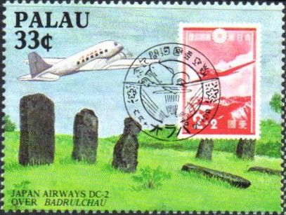 Japan Airways DC-2 over Badrulchau