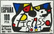 'Homage to Picasso', 1981 (Joan Miró)