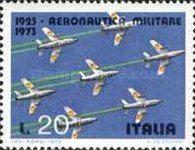 Formation of Fiat G-91 PAN Acrobatic Jet Aircraft
