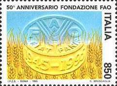 50th Anniversary of Food and Agriculture Organization (FAO)