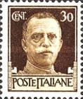 King Vittorio Emanuele III Facing Front