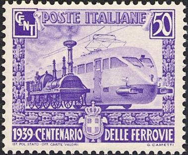 Steam Locomotive and ETR200 Exoress Train