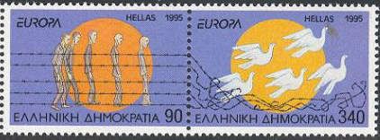 EUROPA (C.E.P.T.) 1995 - Peace and Freedom
