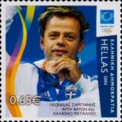 Athens 2004 - L.Sampanis, Bronze Medal, Weightlifting