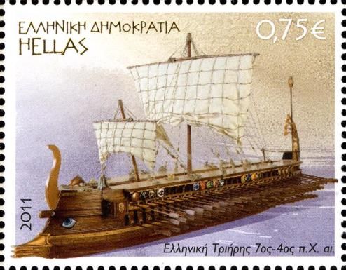 Hellenic trireme, 7th-4th cent. B.C.