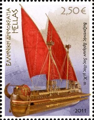 Byzantine dromon, 5th-11th cent. A.D.