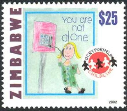 Childline in Zimbabwe - Artwork of Ashley Elkington