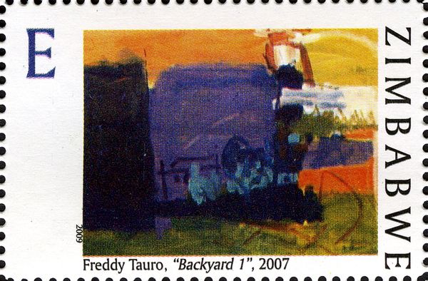 Contemporary Paintings - "Backyard"