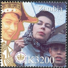 Queen Elizabeth II - with family