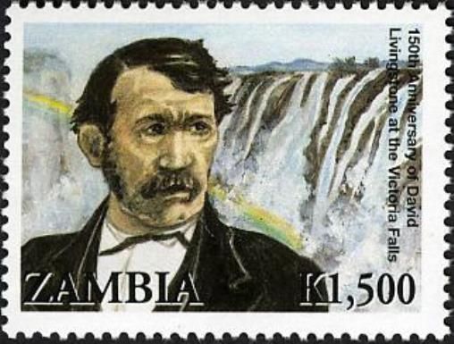 David Livingstone at Victoria Falls