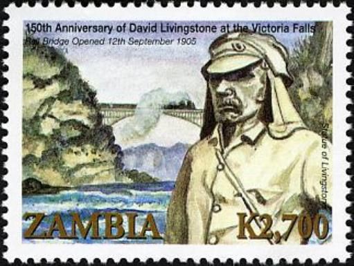 David Livingstone at Victoria Falls, 150th Anniversary
