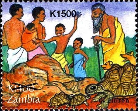 African Legends Stamp of Year 2000 - Surcharged