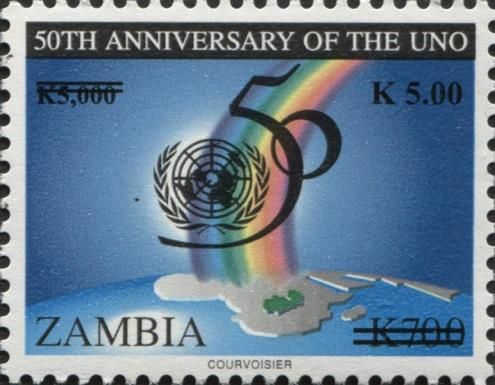 50th Anniversary of United Nations - Surcharge