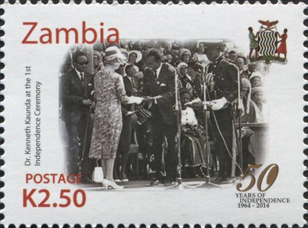 President Kenneth Kaunda (*1924) at Independence Ceremony