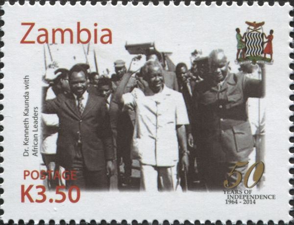 President Kenneth Kaunda (*1924) with African Leaders