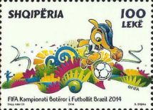 Mascot dribbling football