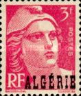 Type Marianne de Gandon overprinted