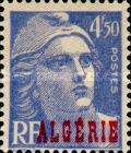Type Marianne de Gandon overprinted