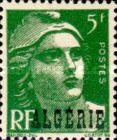Type Marianne de Gandon overprinted