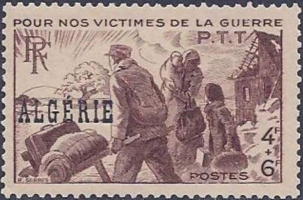 War Victims overprinted