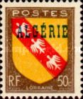 Coat of Arms of Lorraine overprinted