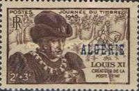 Louis XI overprinted