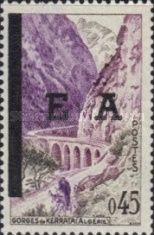Kerrata Gorges overprinted “EA”