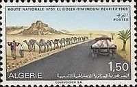Route El Golea to Timimoun