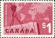 Export Trade- Crane and world map