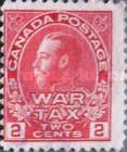 King George V with 1T¢ inscription