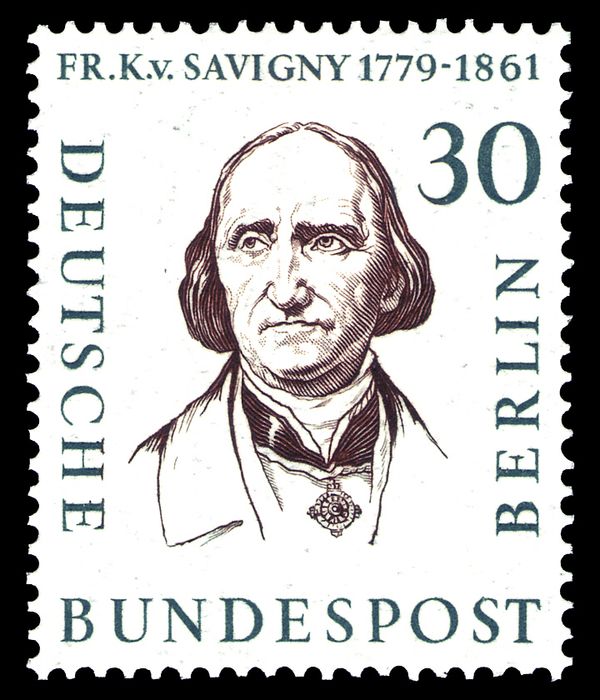 Friedrich Carl von Savigny (1779-1861)