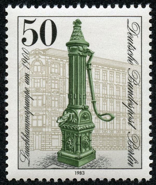 Lauchhammer pump (approx. 1900), Klausen square