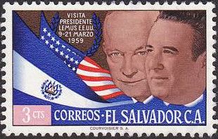 Pres. Eisenhower and Lemus